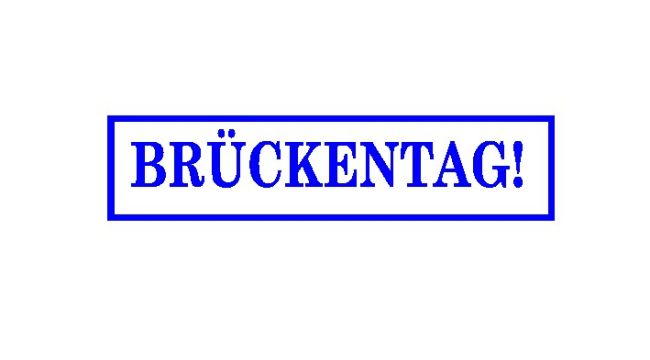 Bild zu Brückentag - Betreuung mit Anmeldung!